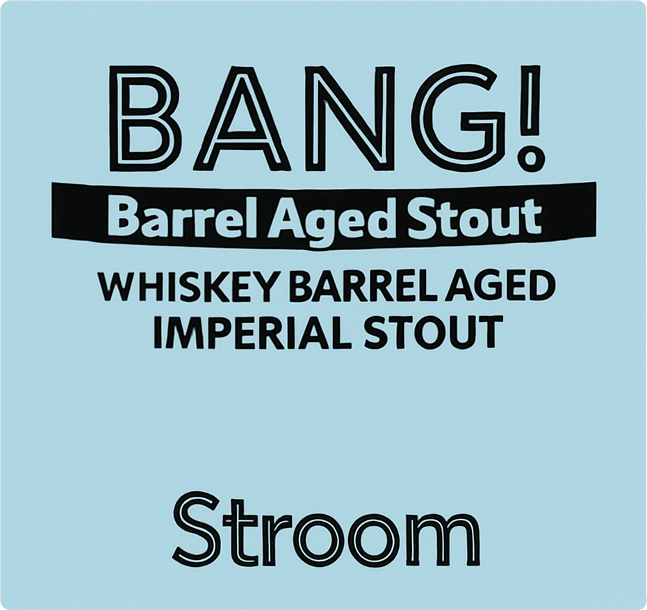 Etiket van Stroom Brouwers Bang!