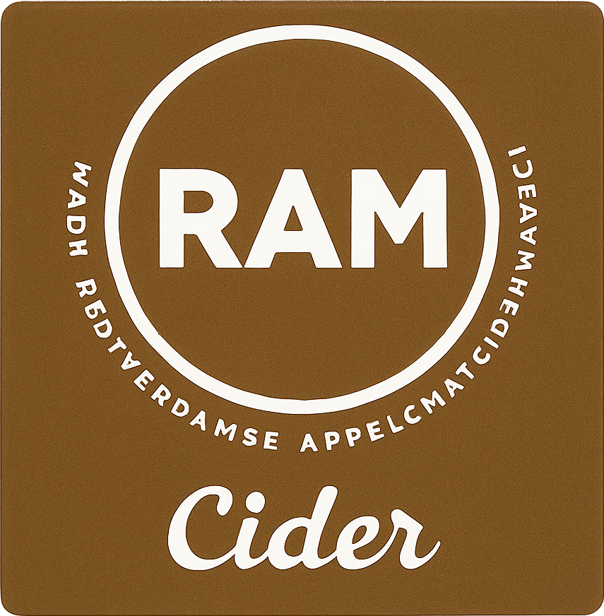 Etiket van RAM Cider Origineel