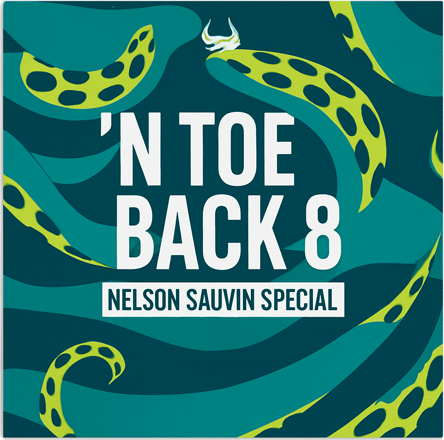 Etiket van Scheldebrouwerij 'n Toeback 8