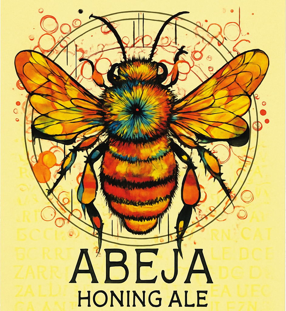 Etiket van Cerveceria De Zarra Abeja