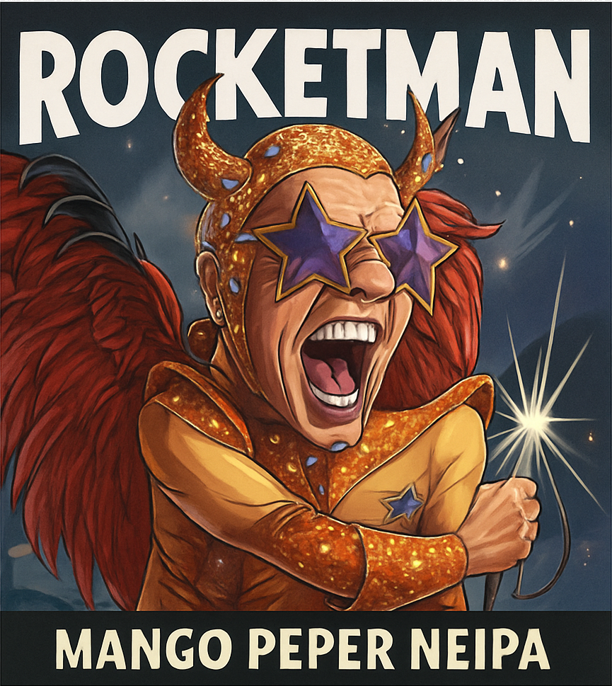 Etiket van Milky Road Rocketmango