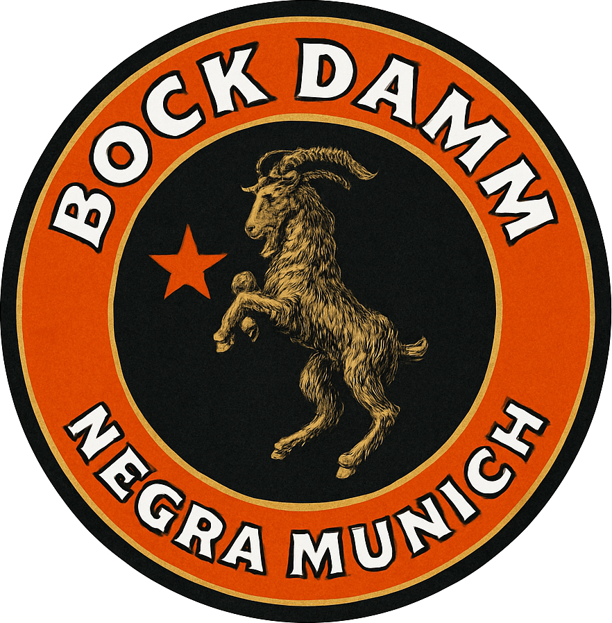 Etiket van Bock Damm