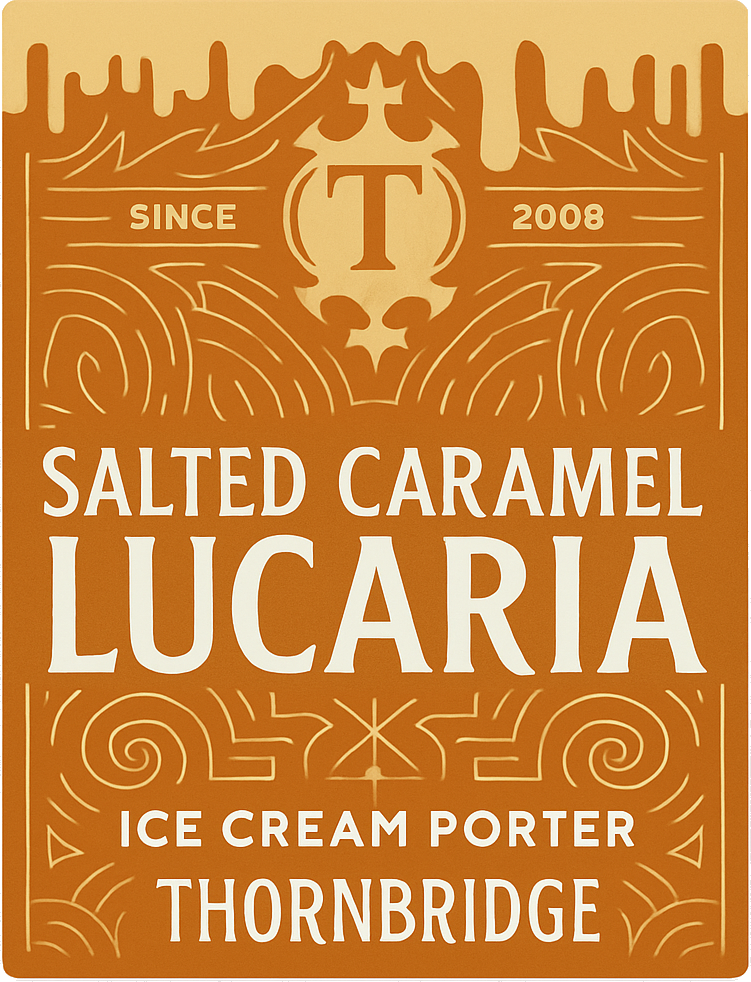 Etiket van Thornbridge Salted Caramel Lucaria