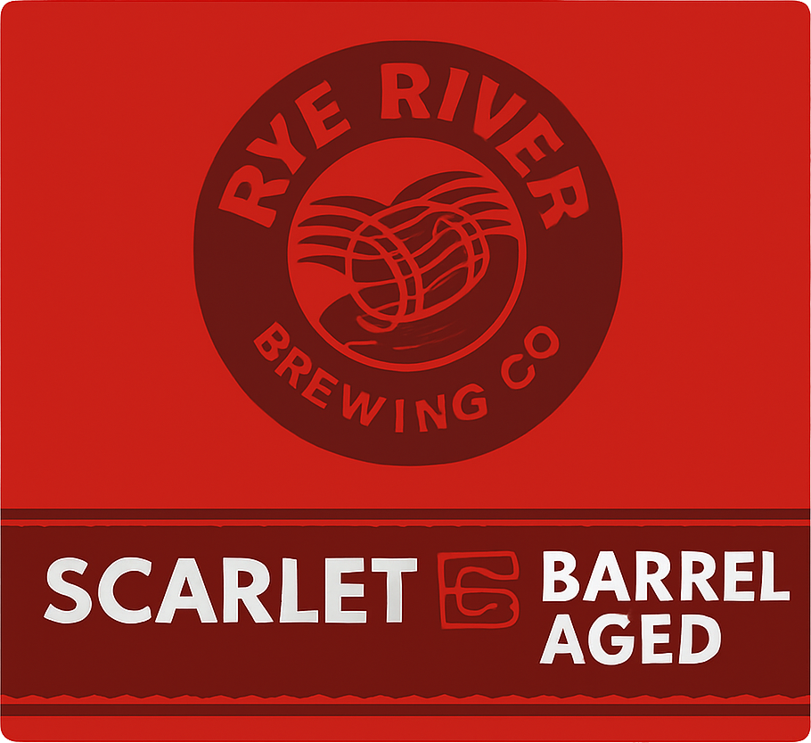 Etiket van Rye River Scarlet Barrel Aged Quadruppel