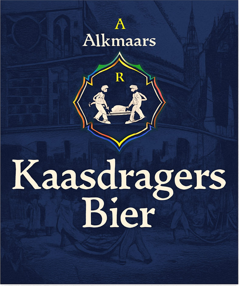 Etiket van Sancti Adalberti Kaasdragersbier Bio