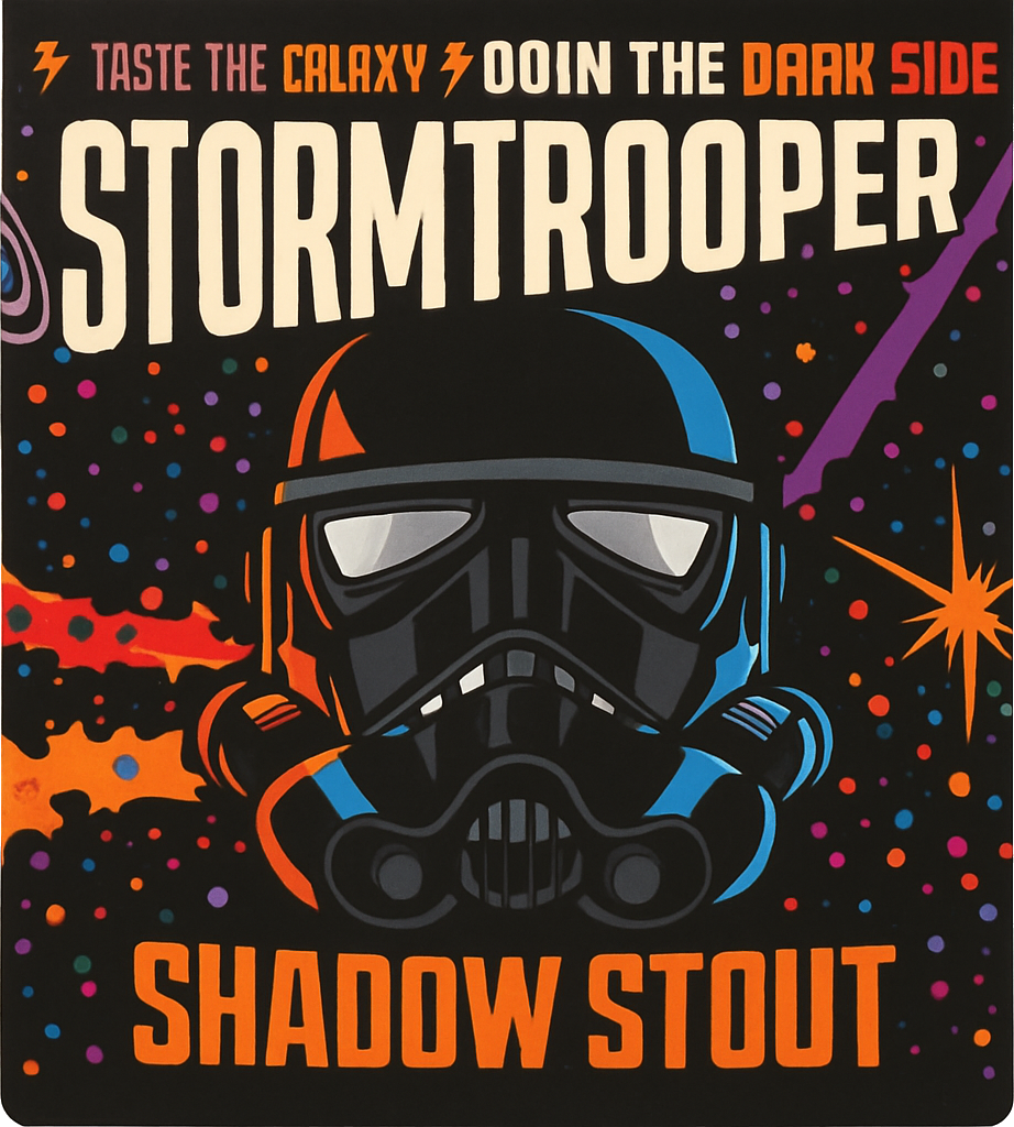 Etiket van Stormtrooper Shadow Stout 
