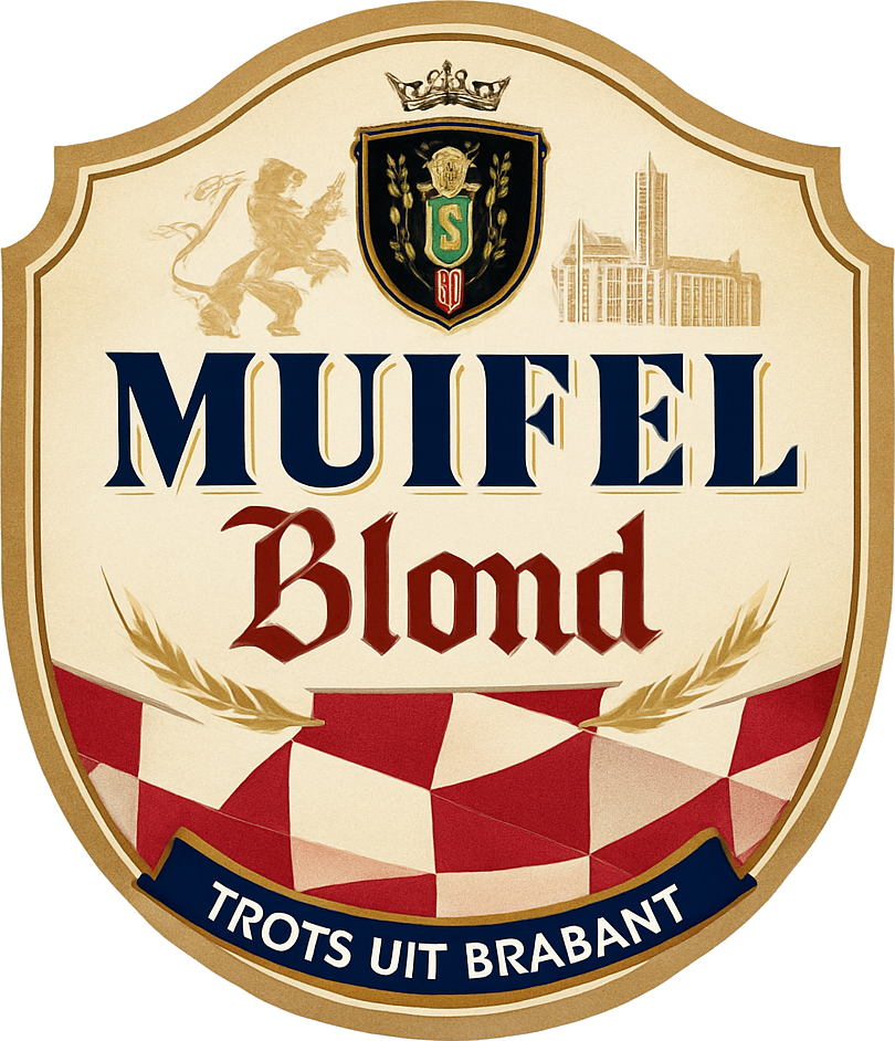 Etiket van Muifel Blond