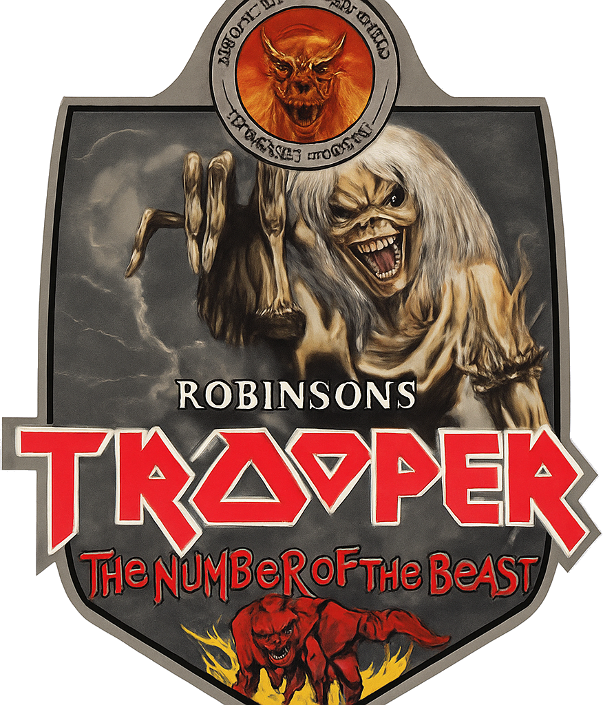Etiket van Trooper The Number of the Beast