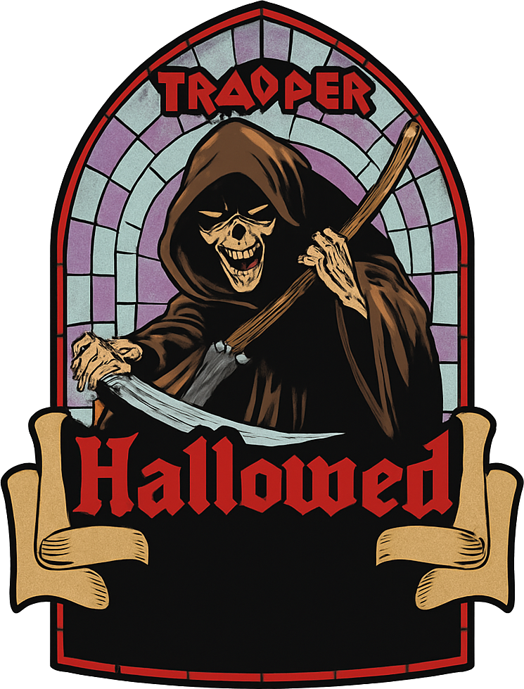 Etiket van Trooper Hallowed