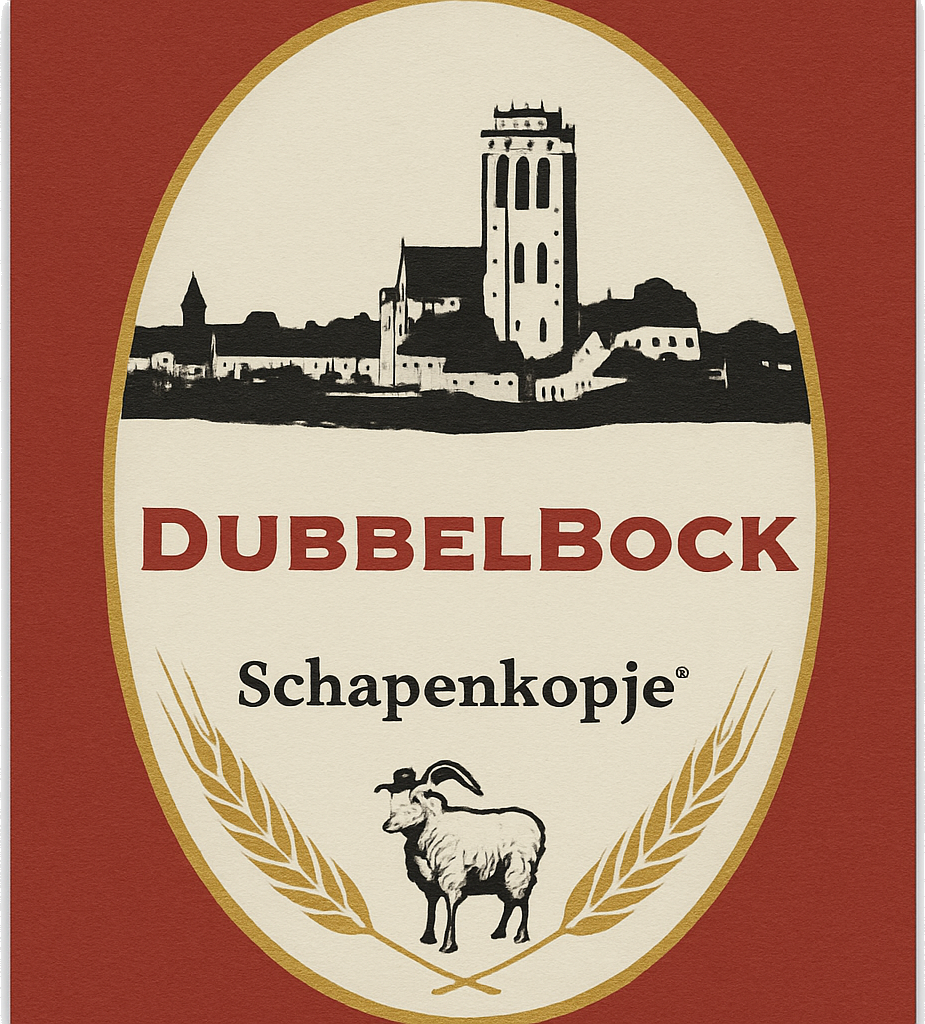 Etiket van Schapenkopje Dubbelbock