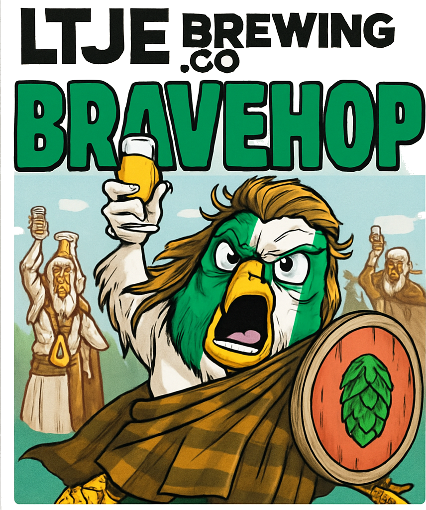 Etiket van Uiltje Bravehops