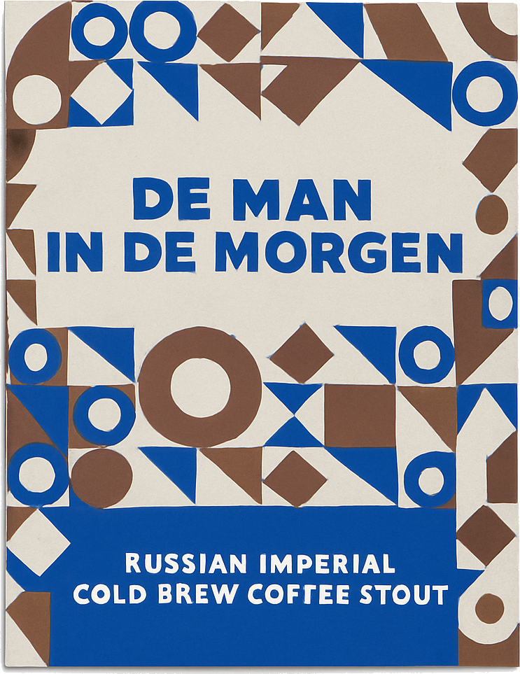 Etiket van De man in de Morgen