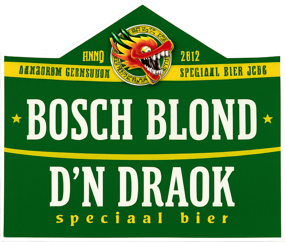 Etiket van D'n Draok Bosch Blond