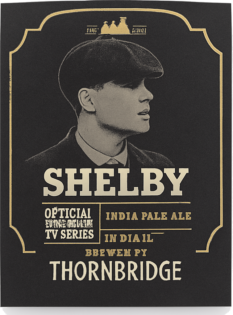 Etiket van Thornbridge Shelby