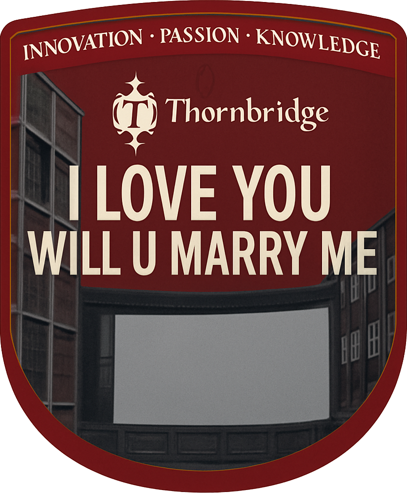 Etiket van Thornbridge I Love U Will You Marry Me