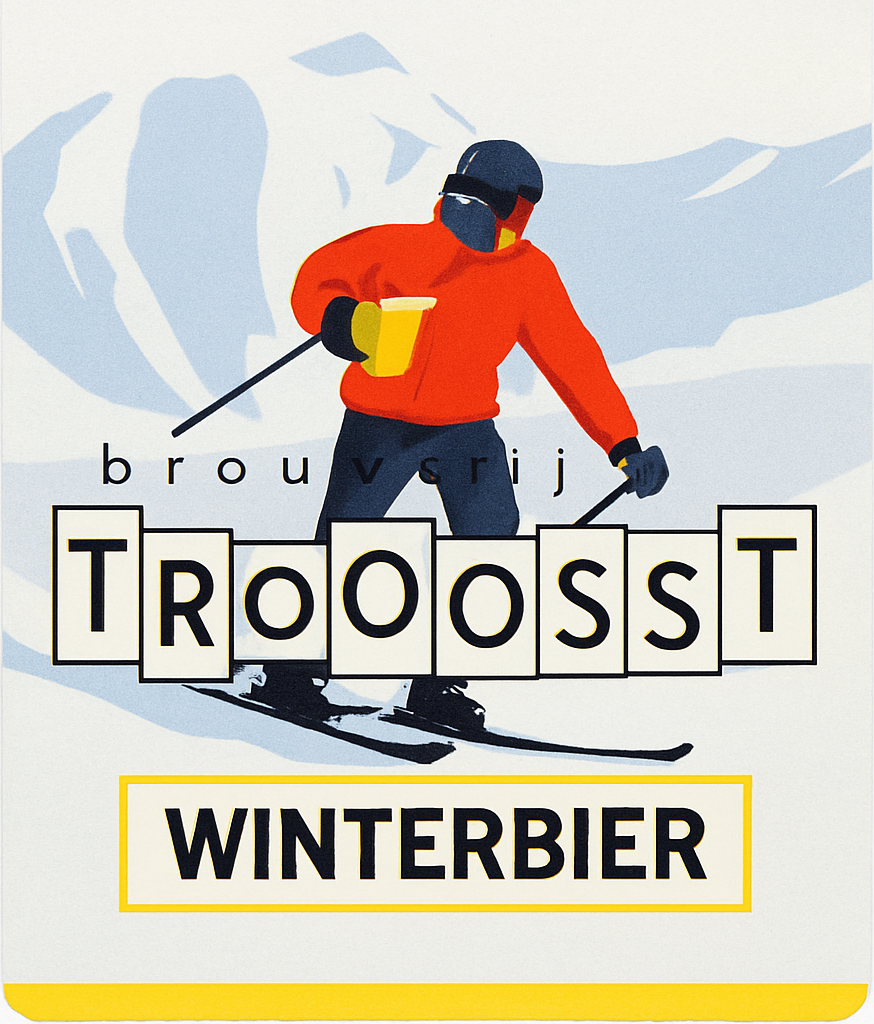 Etiket van Troost Winterbier