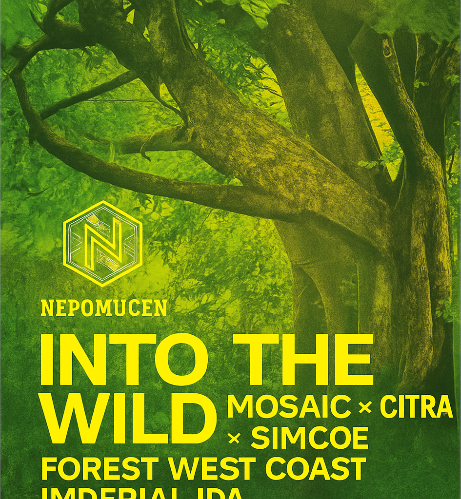 Etiket van Nepomucen - Into The Wild - West Coast Imperial IPA