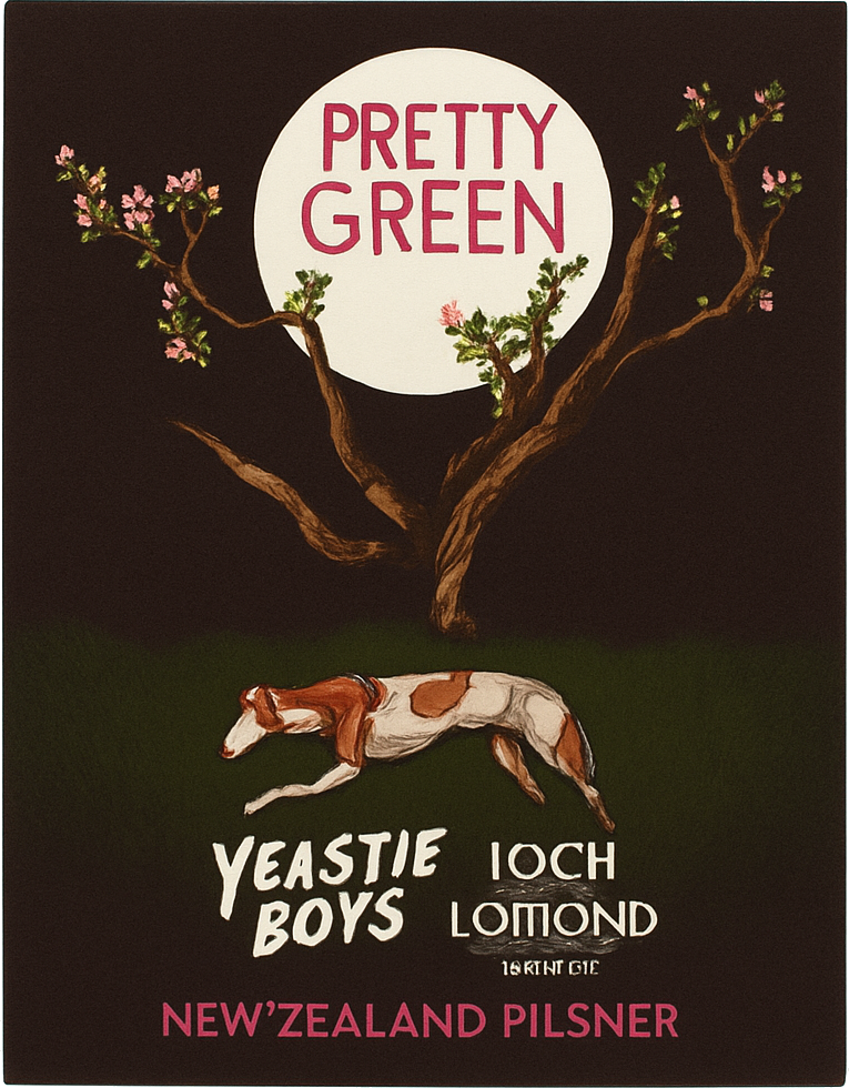 Etiket van Yeastie Boys x Loch Lomond