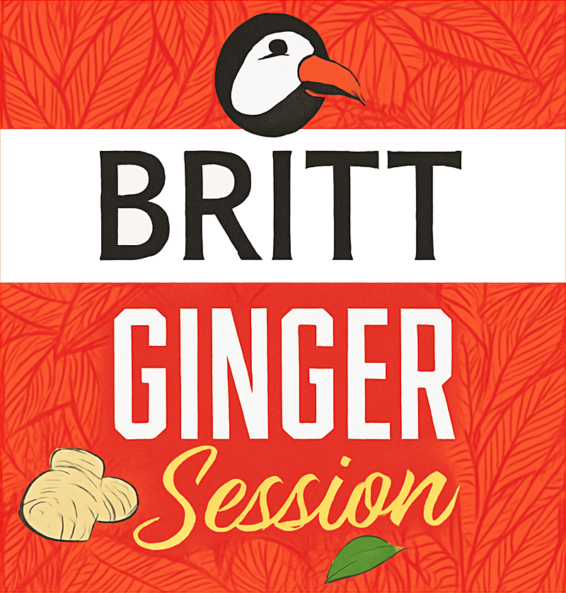 Etiket van Britt Ginger Session