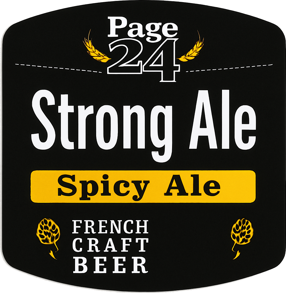 Etiket van Page 24 Strong Ale