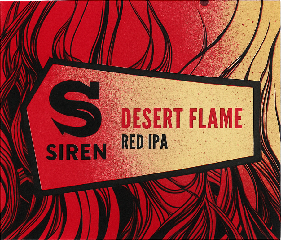 Etiket van Siren Desert Flame