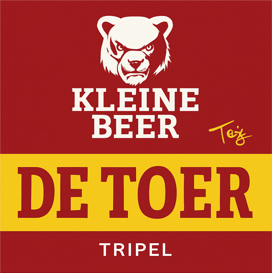Etiket van Kleine Beer De Toer