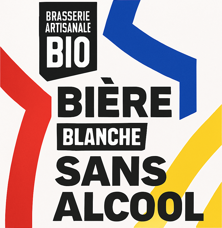 Etiket van Kiss'wing Bière Blanche