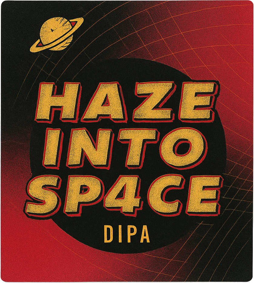 Etiket van Haze Into Space