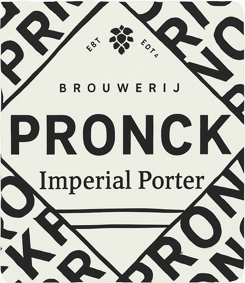 Etiket van Pronck Imperial Porter