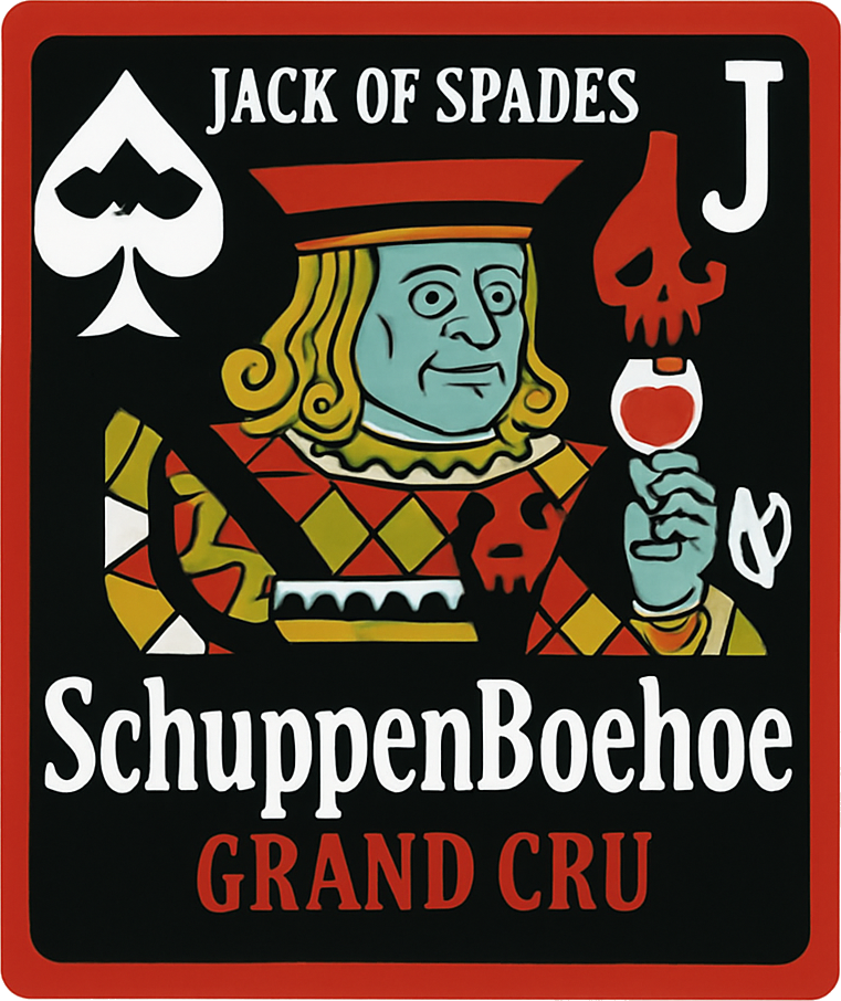 Etiket van Het Nest SchuppenBoehoe Grand Cru