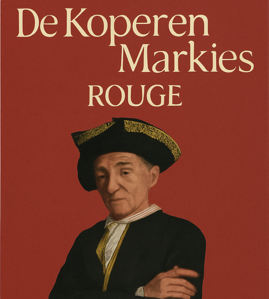 Etiket van De Koperen Markies Rouge