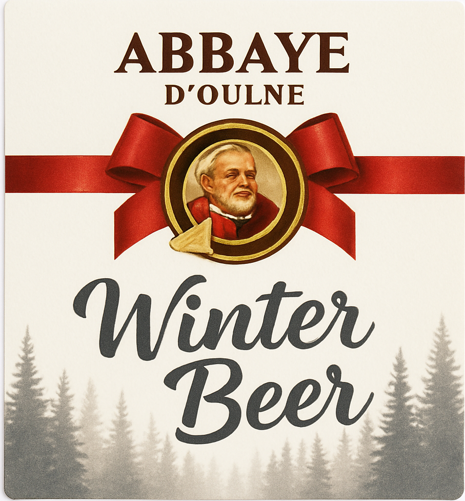 Etiket van Abbaye d'Aulne Winter Beer