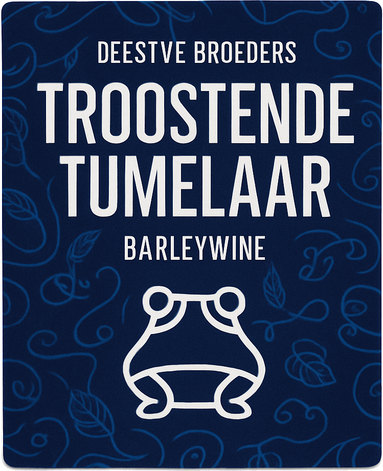 Etiket van Delftse Troostende Tuimelaar