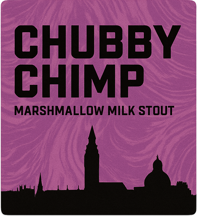 Etiket van Baardaap Chubby Chimp