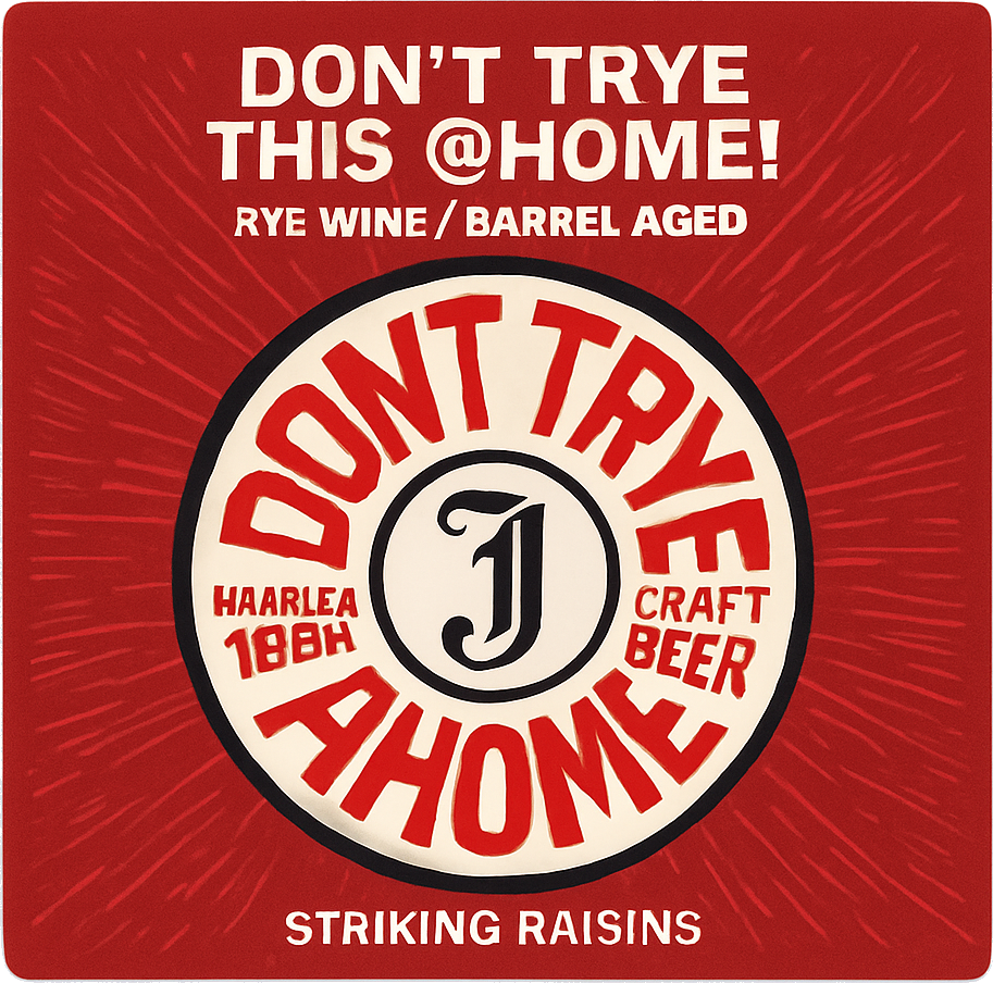 Etiket van Jopen Don't Try this at Home PX Sherry BA