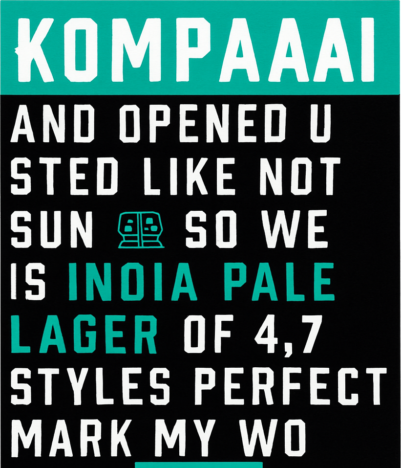 Etiket van Kompaan Lager Tales #3 India Pale Lager