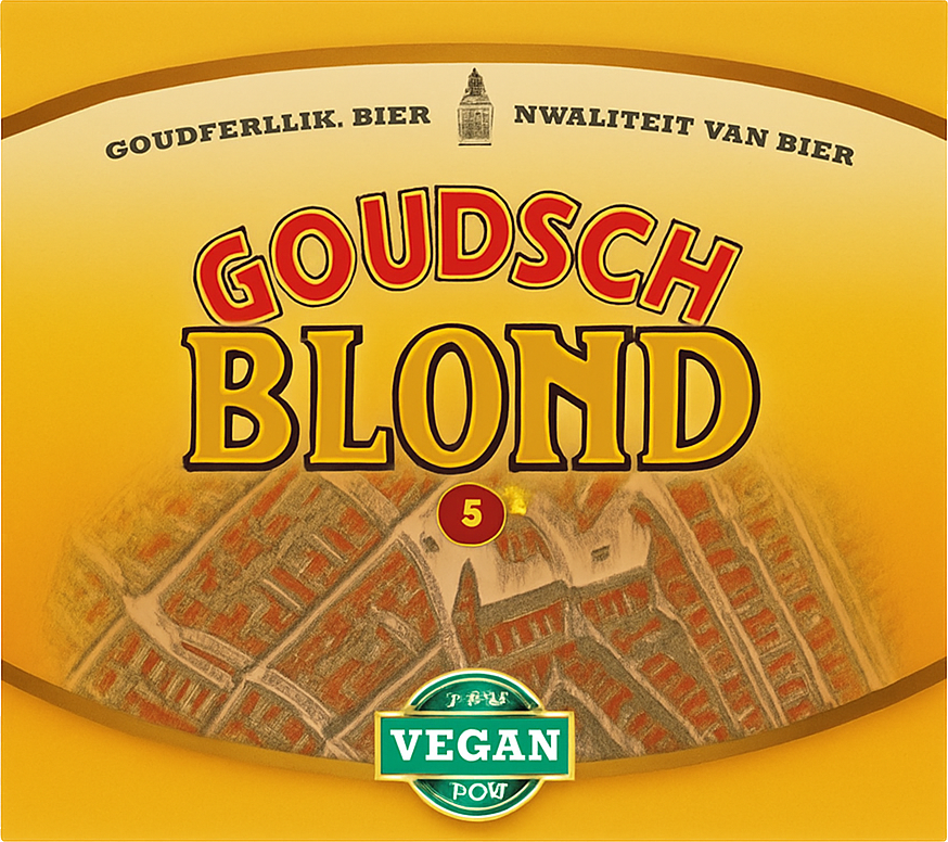 Etiket van Goudsch Blond