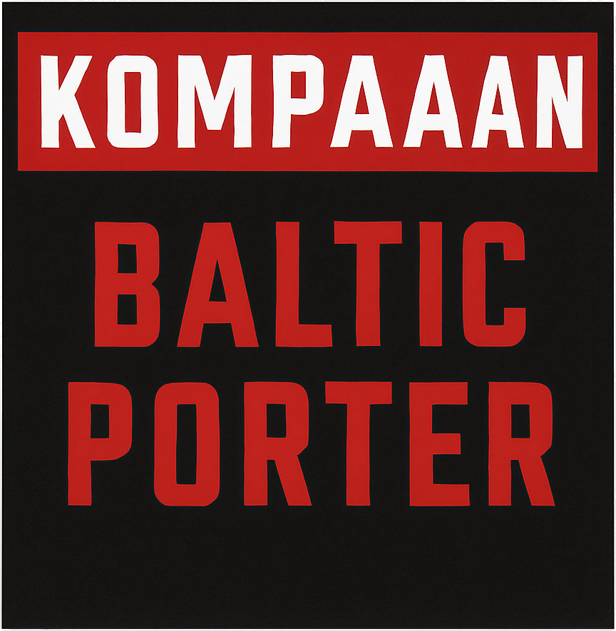 Etiket van Kompaan Lager Tales #4 Baltic Porter