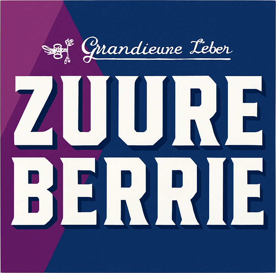 Etiket van KraftBier Zuure Berrie