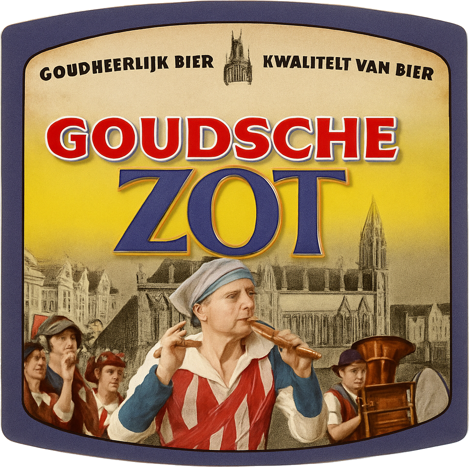 Etiket van Goudsche Zot