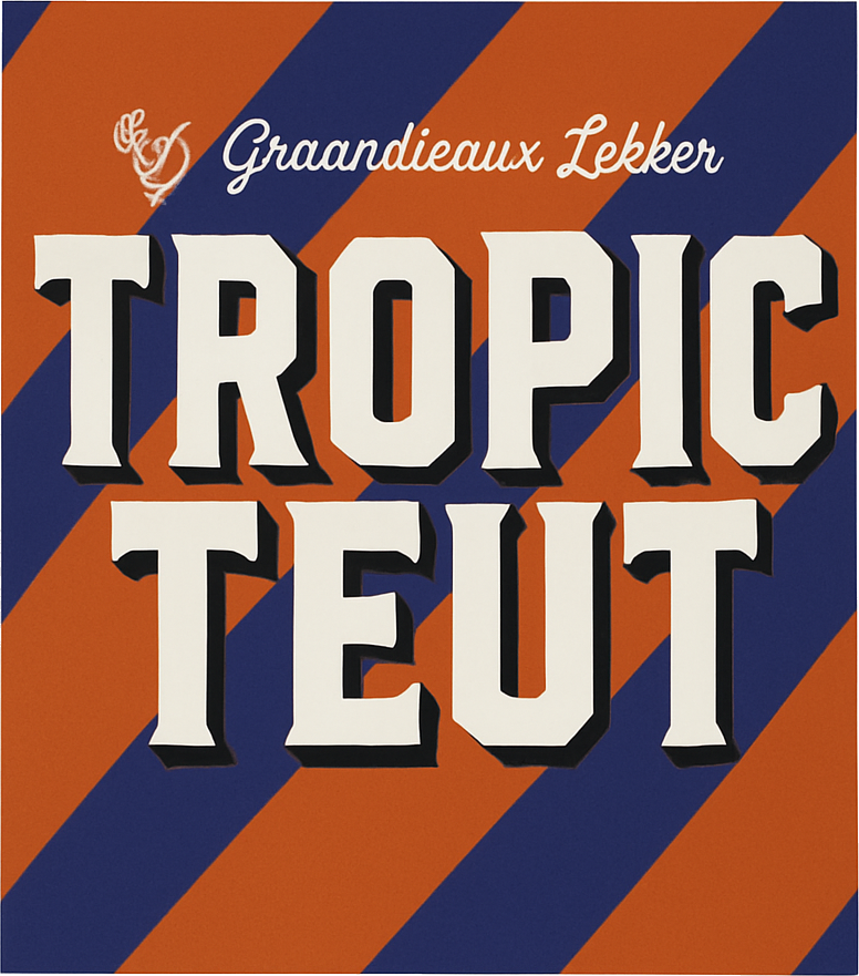 Etiket van Kraftbier Tropical Teut