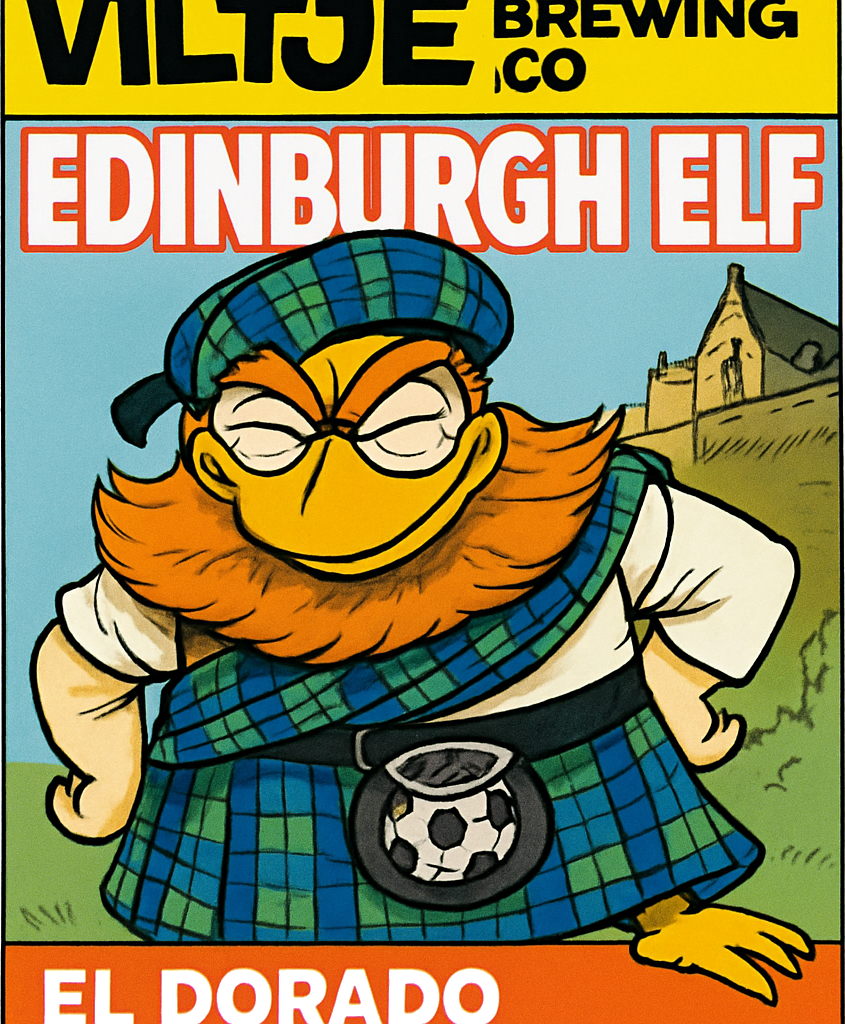 Etiket van Uiltje Edinburgh El Dorado