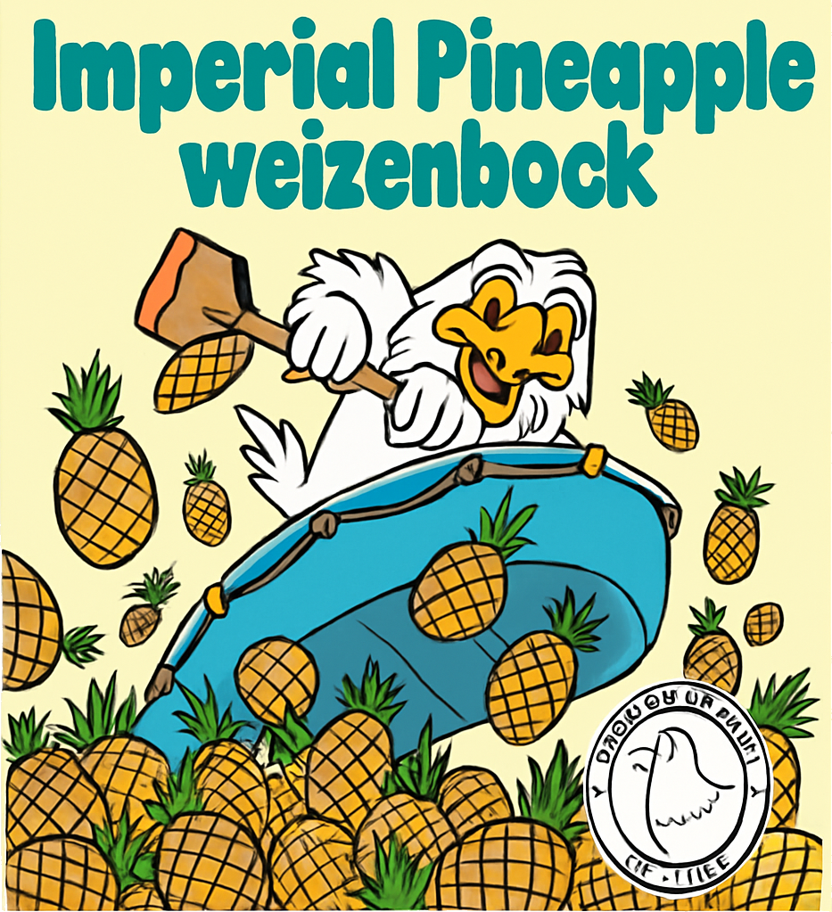 Etiket van Uiltje Imperial Pineapple Weizenbock