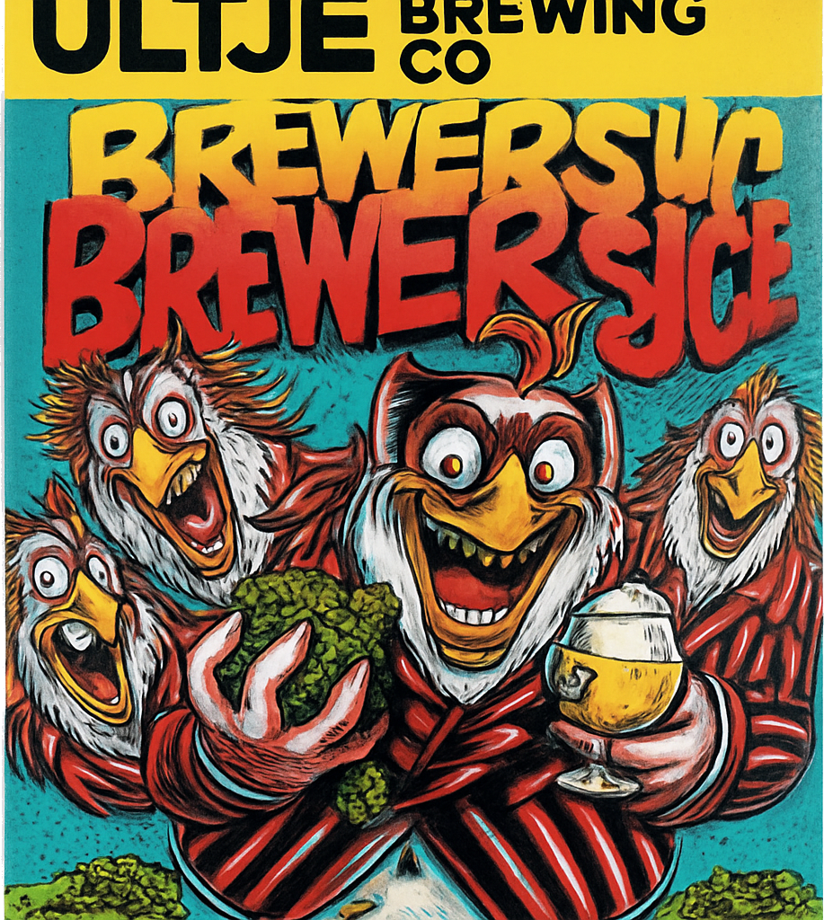 Etiket van Uiltje Brewersjuice
