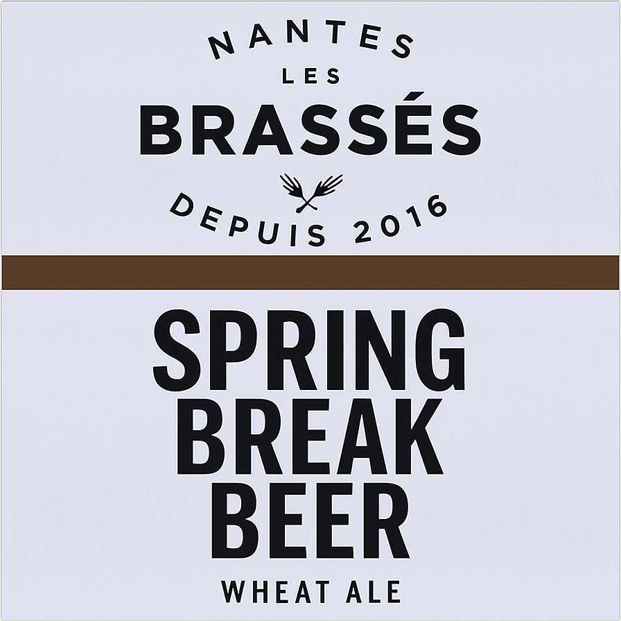 Etiket van Les Brasses Spring Break Beer