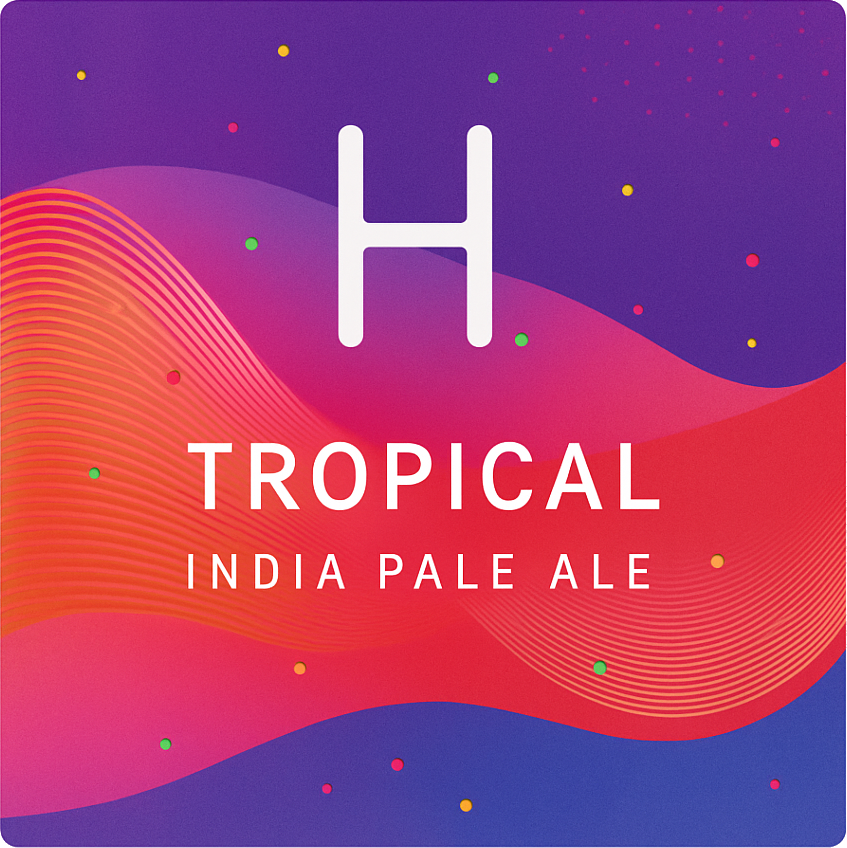 Etiket van Hopalaa Tropical IPA