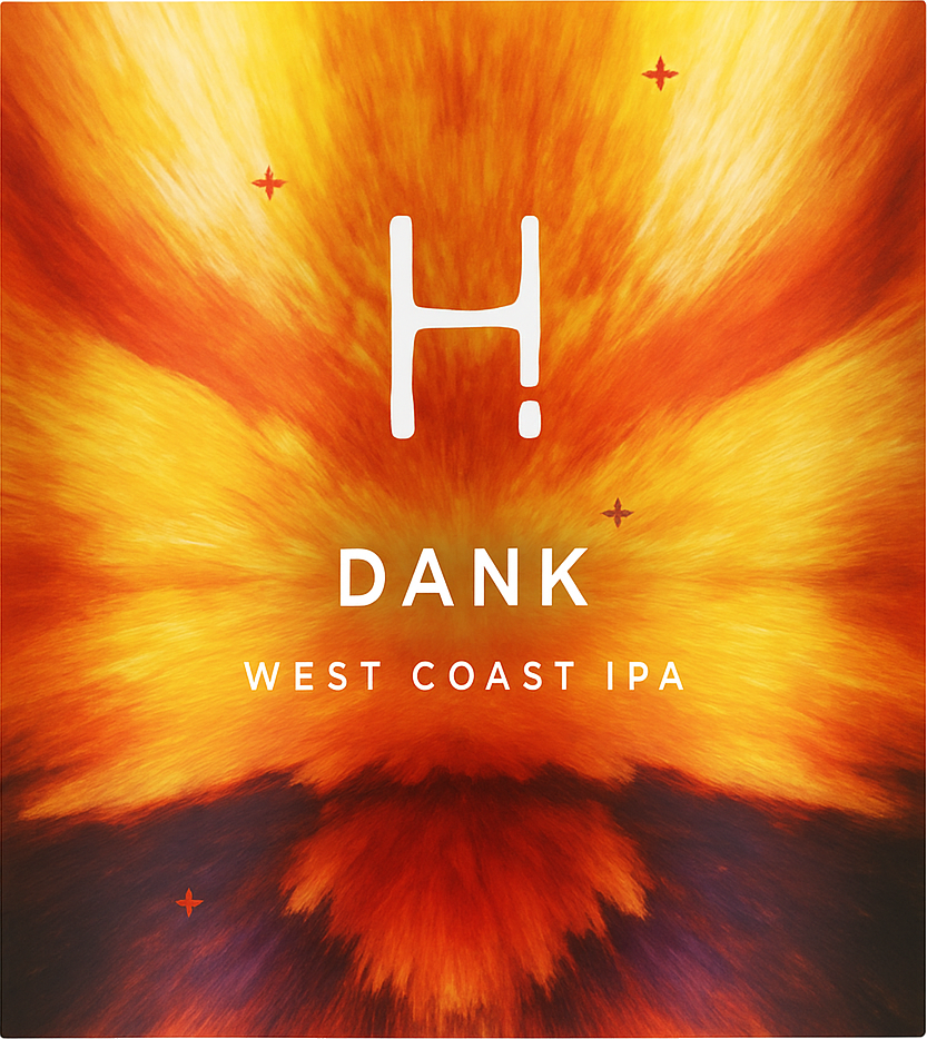 Etiket van Hopalaa Dank West Coast IPA