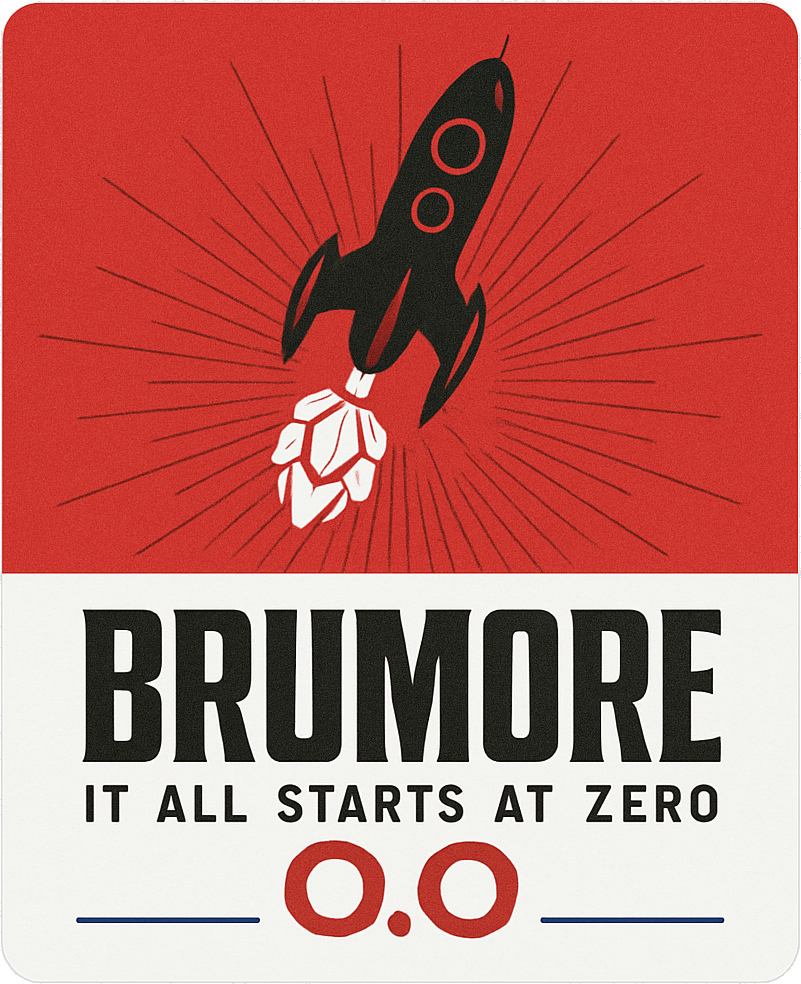 Etiket van Brumore IPA 0.0%