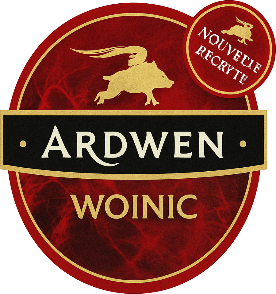 Etiket van Ardwen Woinic Rouge