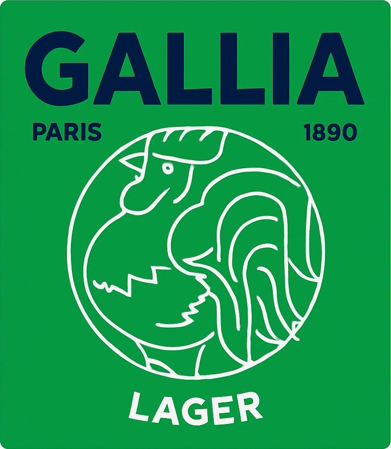 Etiket van Gallia Lager